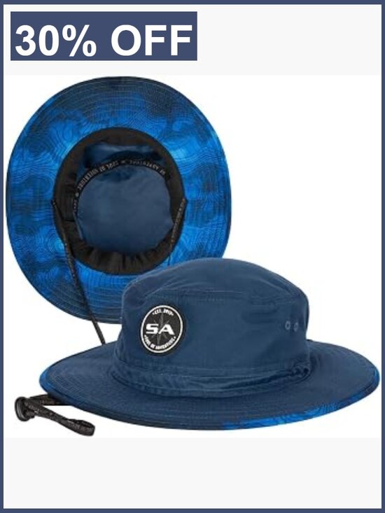 Bucket Hat UPF 50+ Sun Protection Adjustable Strap Fishing Hiking main image 4